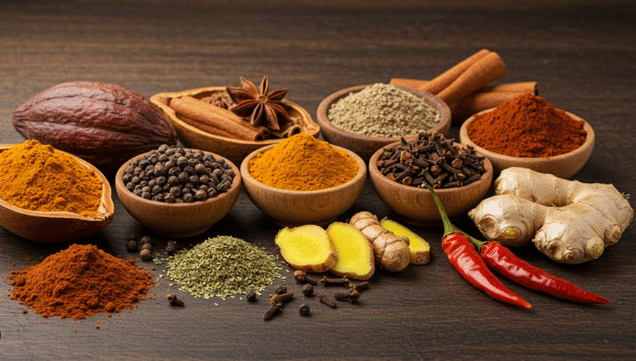 Dünyanın En Güçlü Baharatları: Aromatik Özellikleri ve Doğru Eşleştirme Kuralları