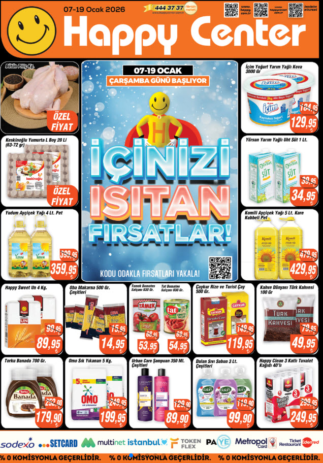 Happy Center 7 Ocak 2026 Aktüel Ürünler Katalog Analizi: İhtiyacınız Olan Her Şey Tek Adreste!