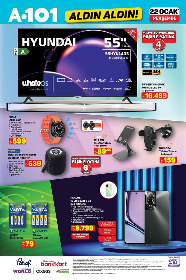 A101 22 Ocak 2026 Aktüel Ürünler Kataloğu: Sömestir Öncesi Yılın En Büyük Fırsatları!