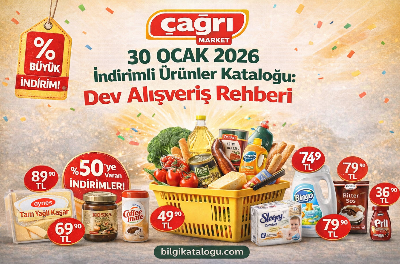 Çağrı Market 30 Ocak 2026 İndirimli Ürünler Kataloğu: Dev Alışveriş Rehberi