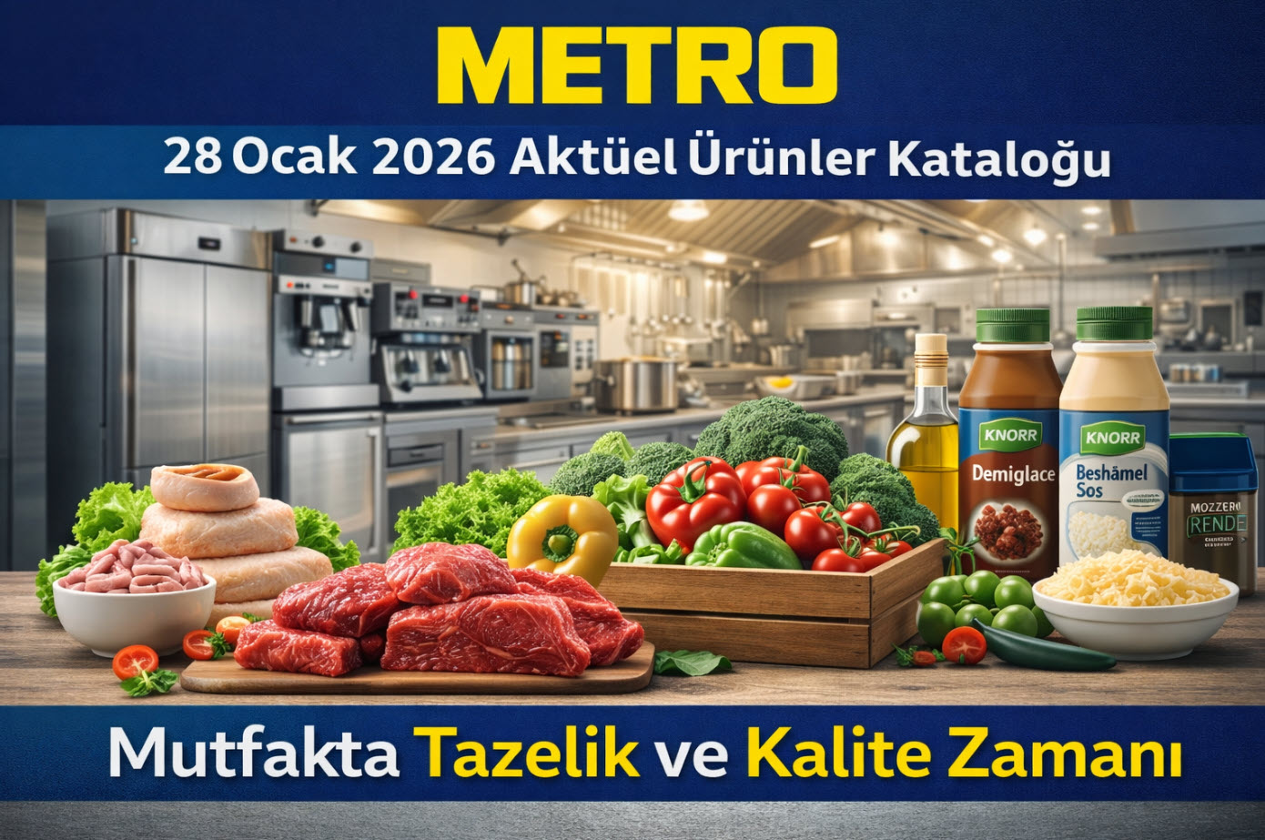 Metro Market 28 Ocak 2026 Aktüel Ürünler Kataloğu: Mutfakta Tazelik ve Kalite Zamanı