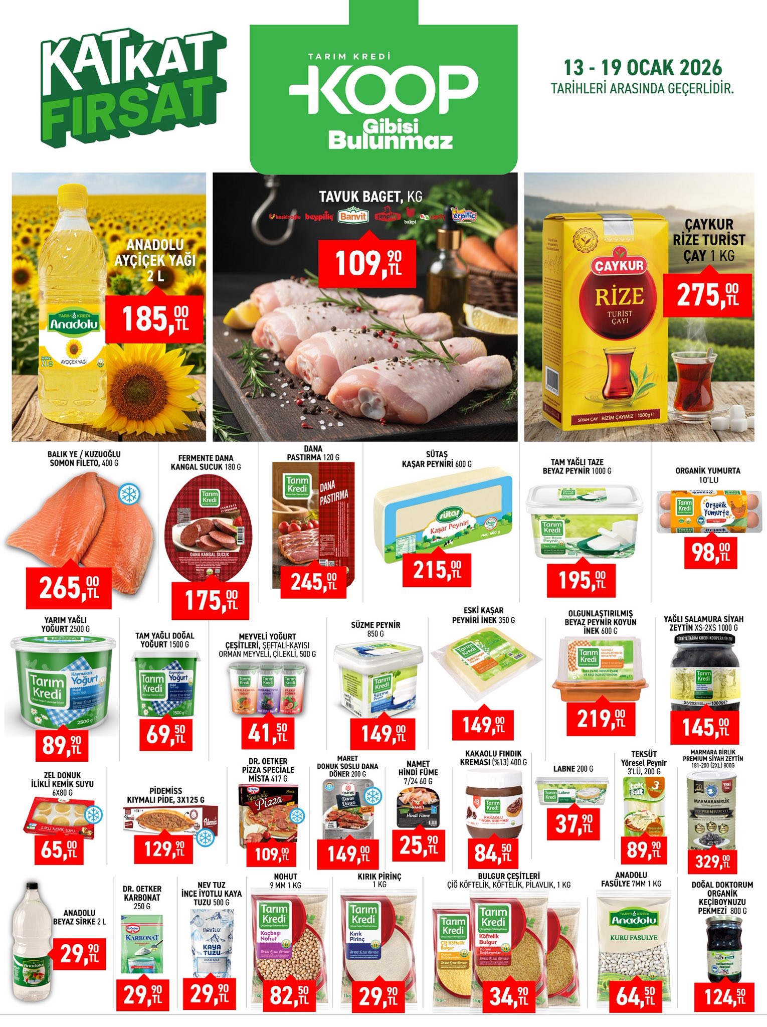 Tarım Kredi Market 13 Ocak 2026 Aktüel Ürünler Kataloğu: Mutfak ve Temizlikte Dev İndirimler