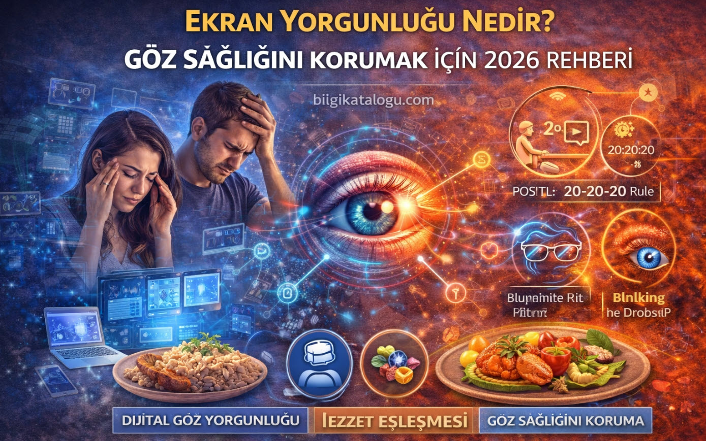 Ekran Yorgunluğu Nedir? Göz Sağlığını Korumak İçin 2026 Rehberi