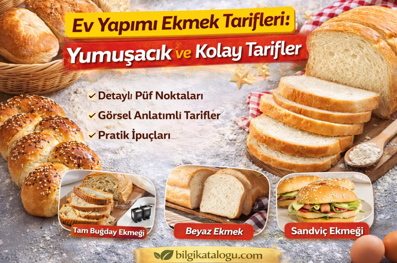 Ev Yapimi Ekmek Tarifleri