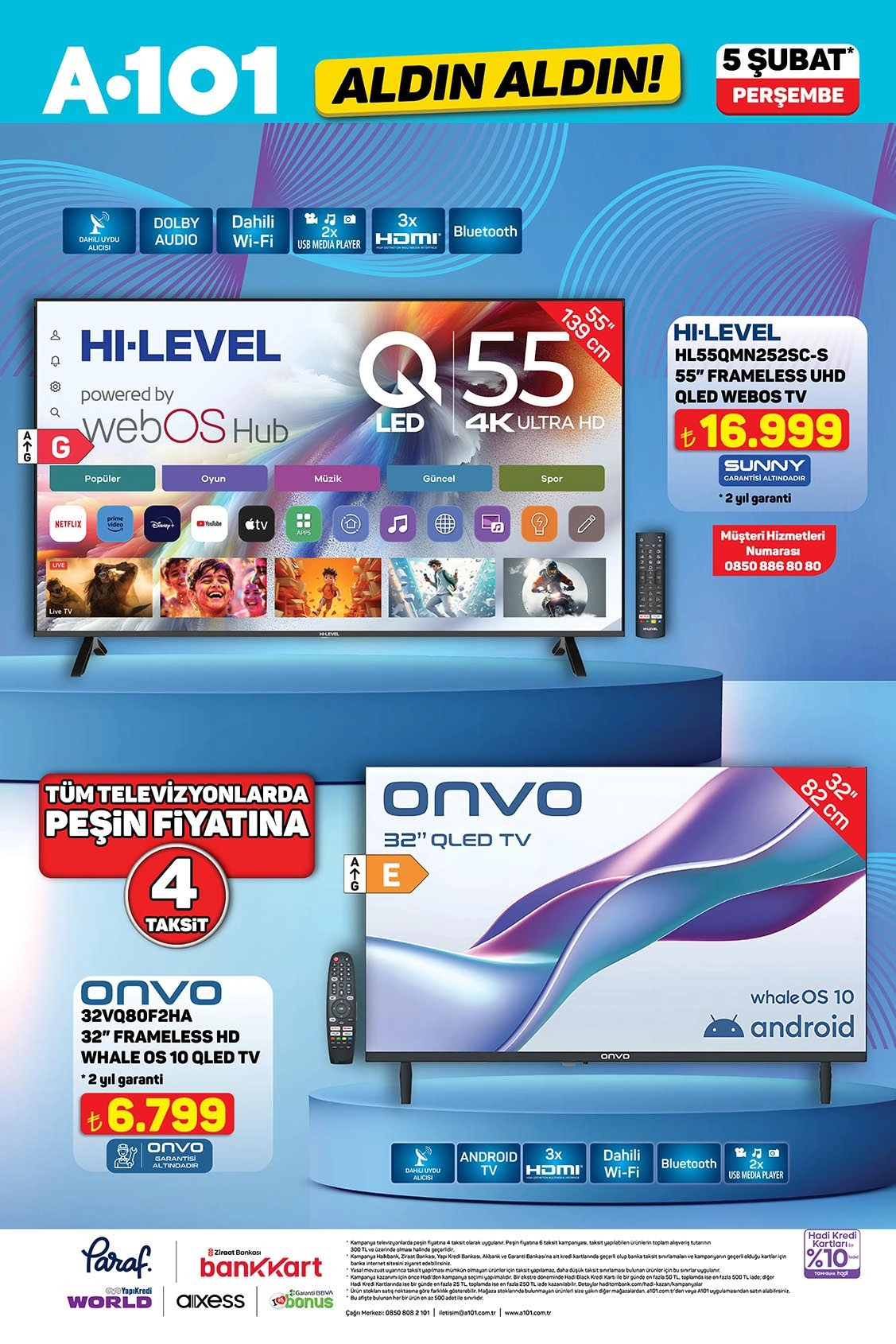 A101 5 Şubat 2026 Aldın Aldın Kataloğu: Elektronikten Beyaz Eşyaya, Evden Oyuncağa Büyük Fırsatlar