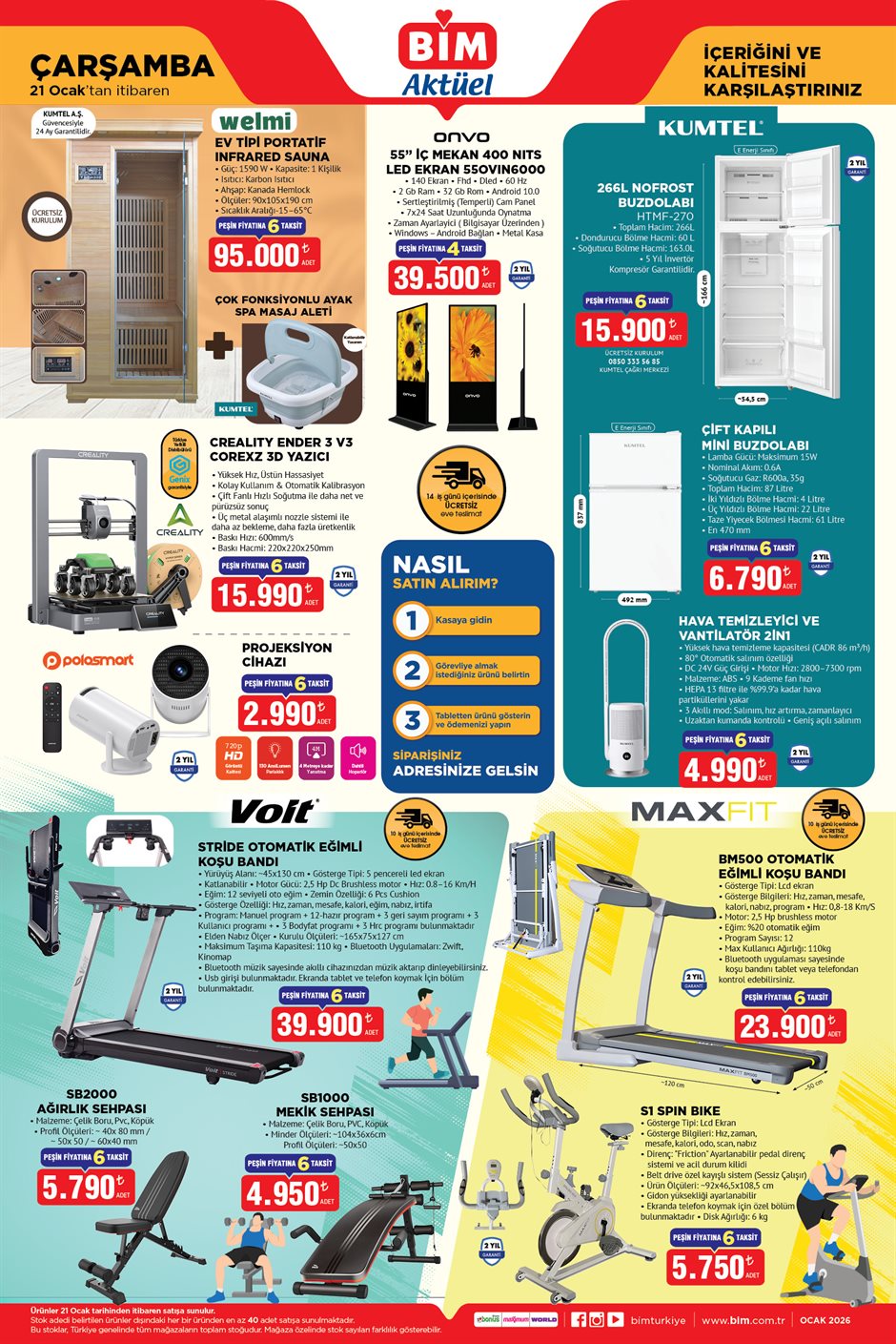 Bim 21 Ocak 2026 Aktüel Kataloğu: Teknoloji ve Sağlıklı Yaşam Ürünlerinde Büyük Fırsat