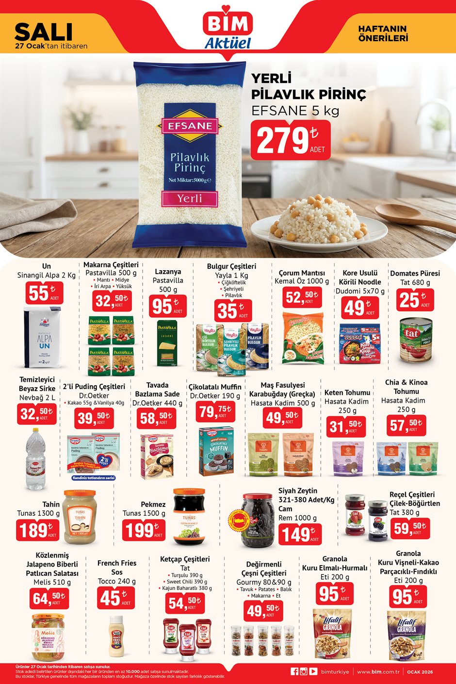 Bim 27 Ocak 2026 Kataloğu: Ocak Ayının Son Cuma Fırsatları!