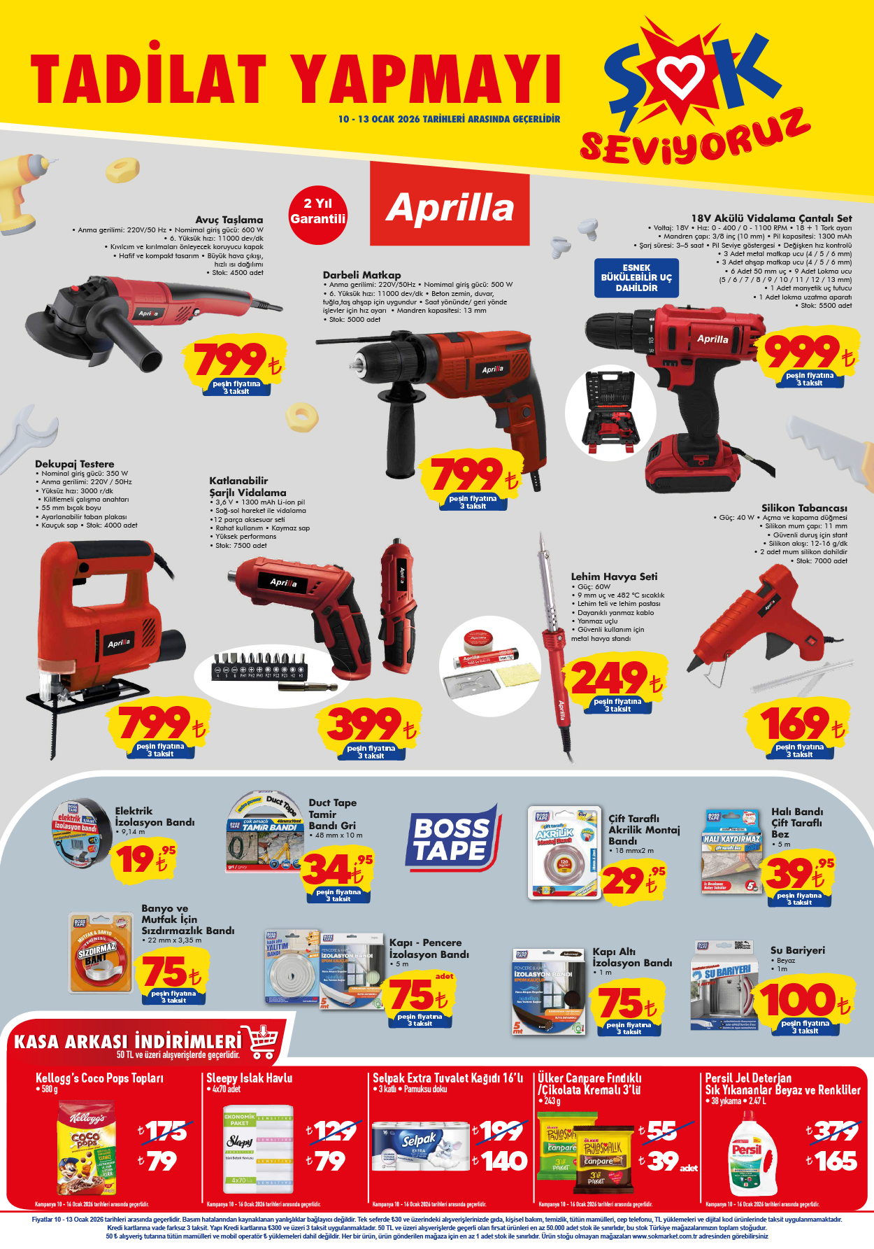 Şok 10 Ocak 2026 Aktüel Ürünler Kataloğu: Hafta Sonu Fırsatlarında Kış Şöleni!