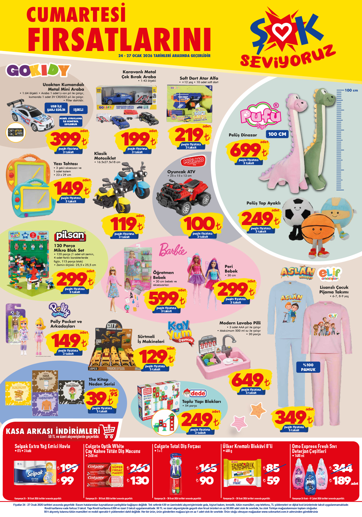 Şok 24 Ocak 2026 Cumartesi Fırsatları: Teknoloji, Moda ve Oyuncak Rehberi