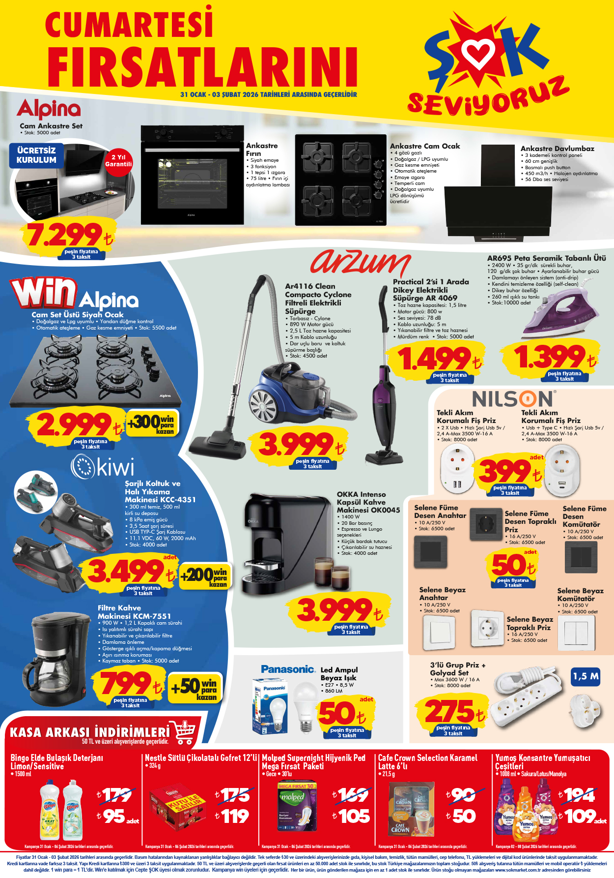 Şok 31 Ocak 2026 Aktüel Ürünler Kataloğu: Dev Teknolojik Fırsatlar ve Okul Hazırlığı