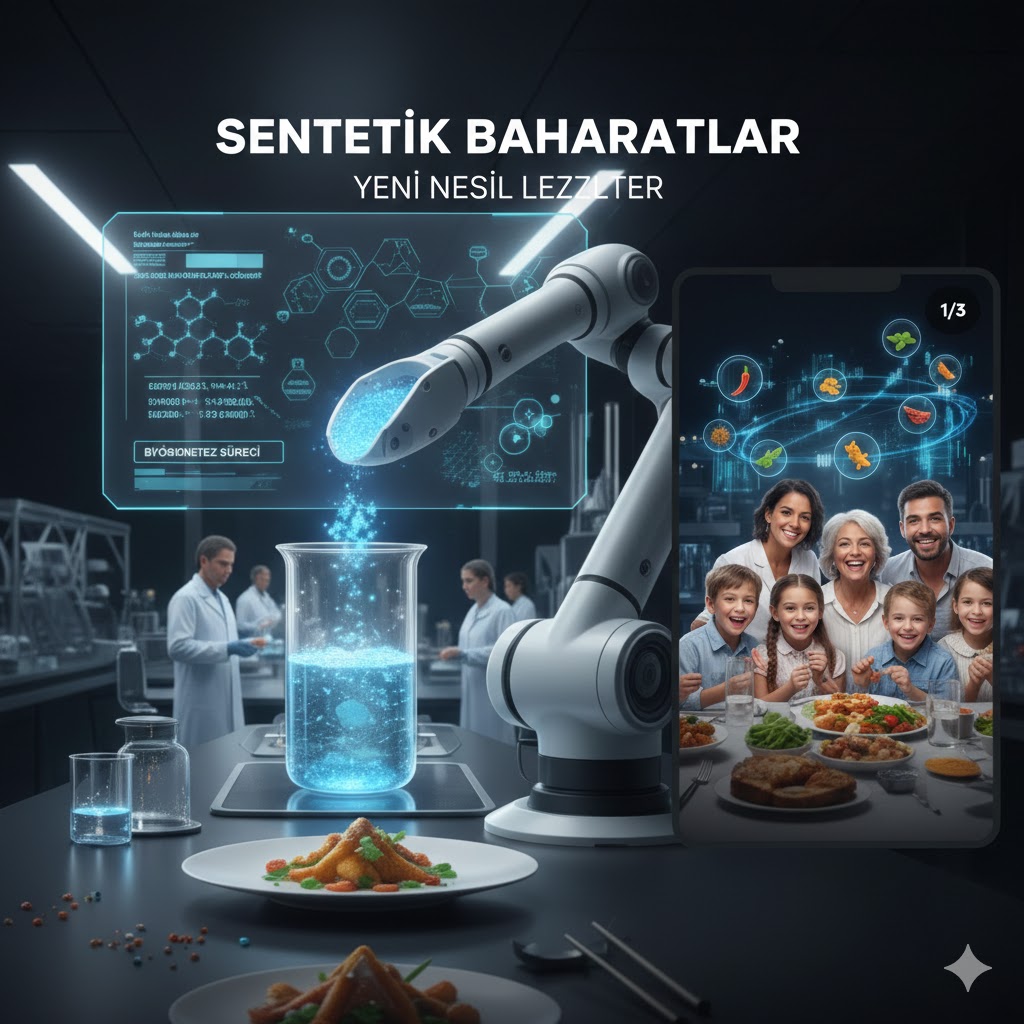 Sentetik Baharatlar ve İklim Krizi Mutfağı: Yarının Sofralarında Yapay Aroma Devrimi