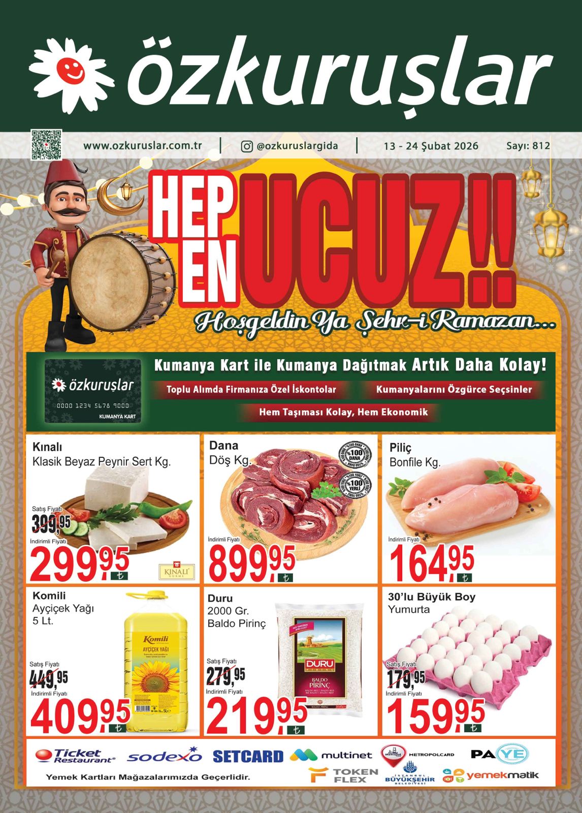 Özkuruşlar 13 Şubat 2026 Ramazan Özel Kataloğu: Dev İndirim Rehberi