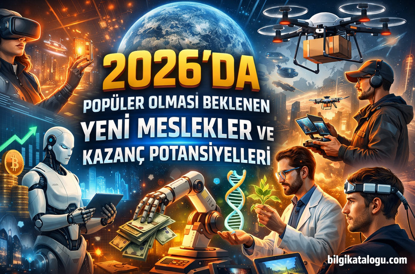2026 Populer Olmasi Beklenen Yeni Meslekler ve Kazanc Potansiyelleri