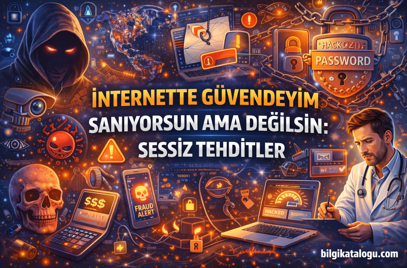Internette Guvendeyim Saniyorsun Ama Degilsin