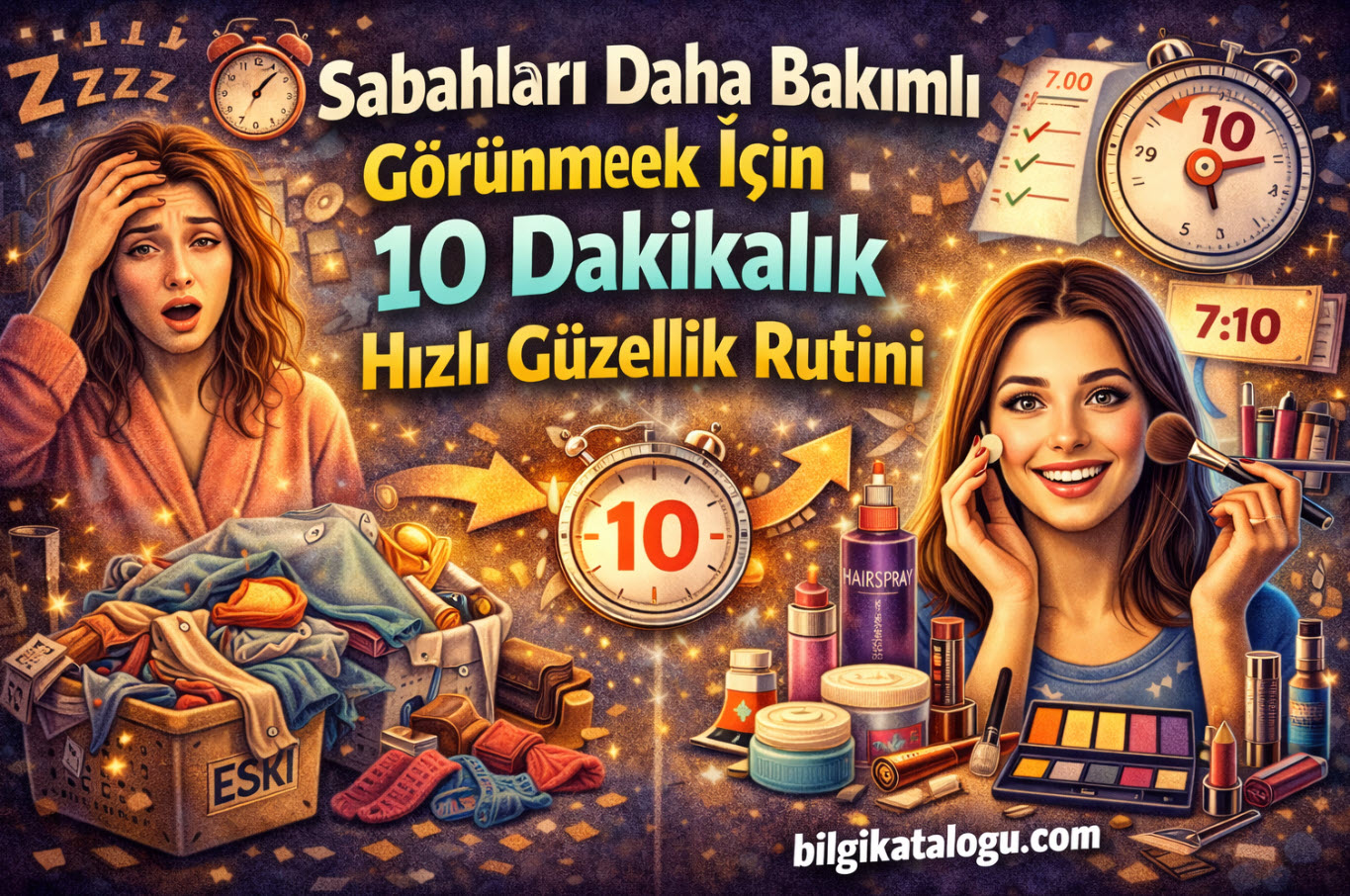 Sabahlari Daha Bakimli Gorunmek Icin 10 Dakikalik Hizli Guzellik Rutini