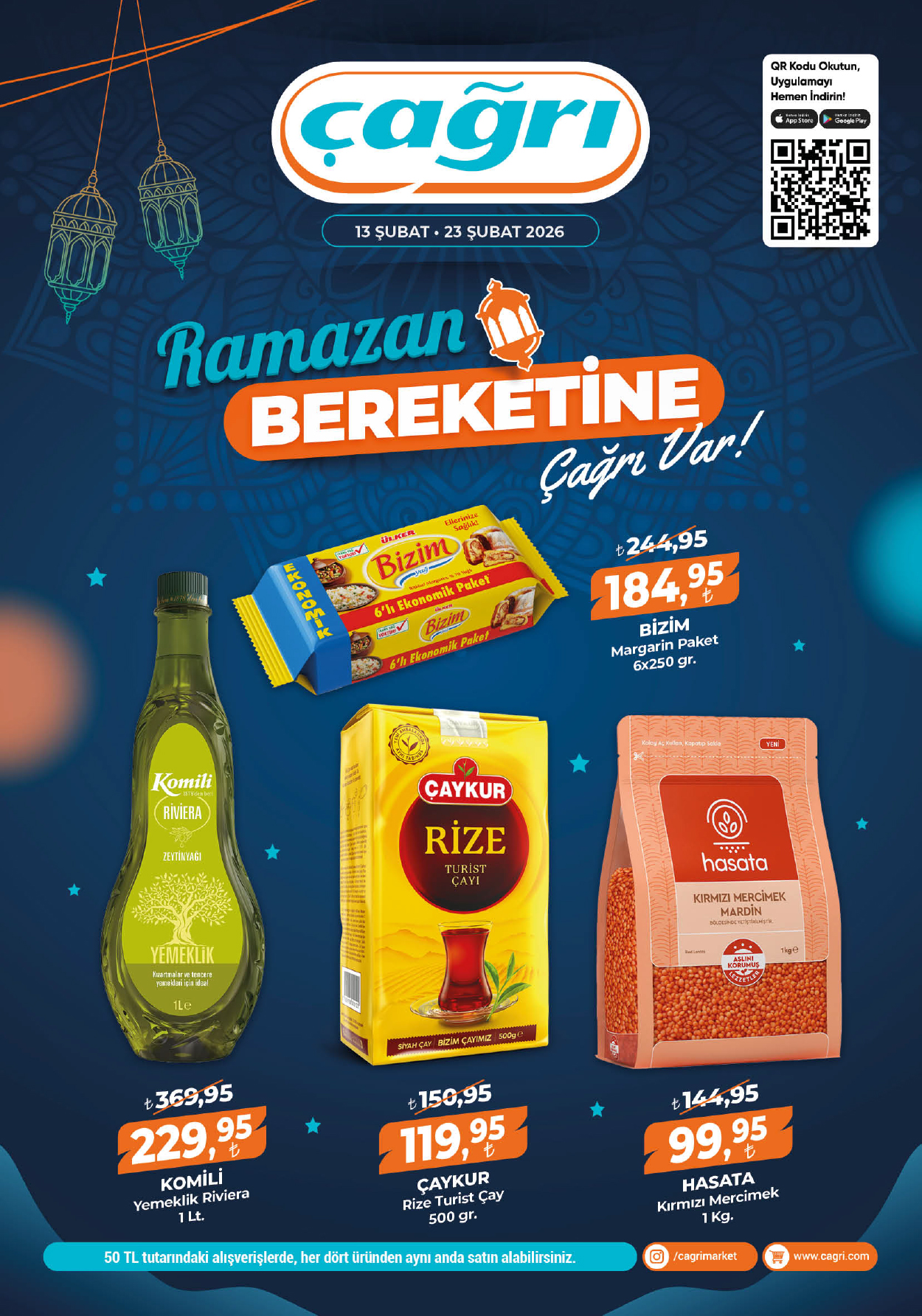Çağrı Market 13 Şubat 2026 Ramazan Aktüel Ürünler Kataloğu