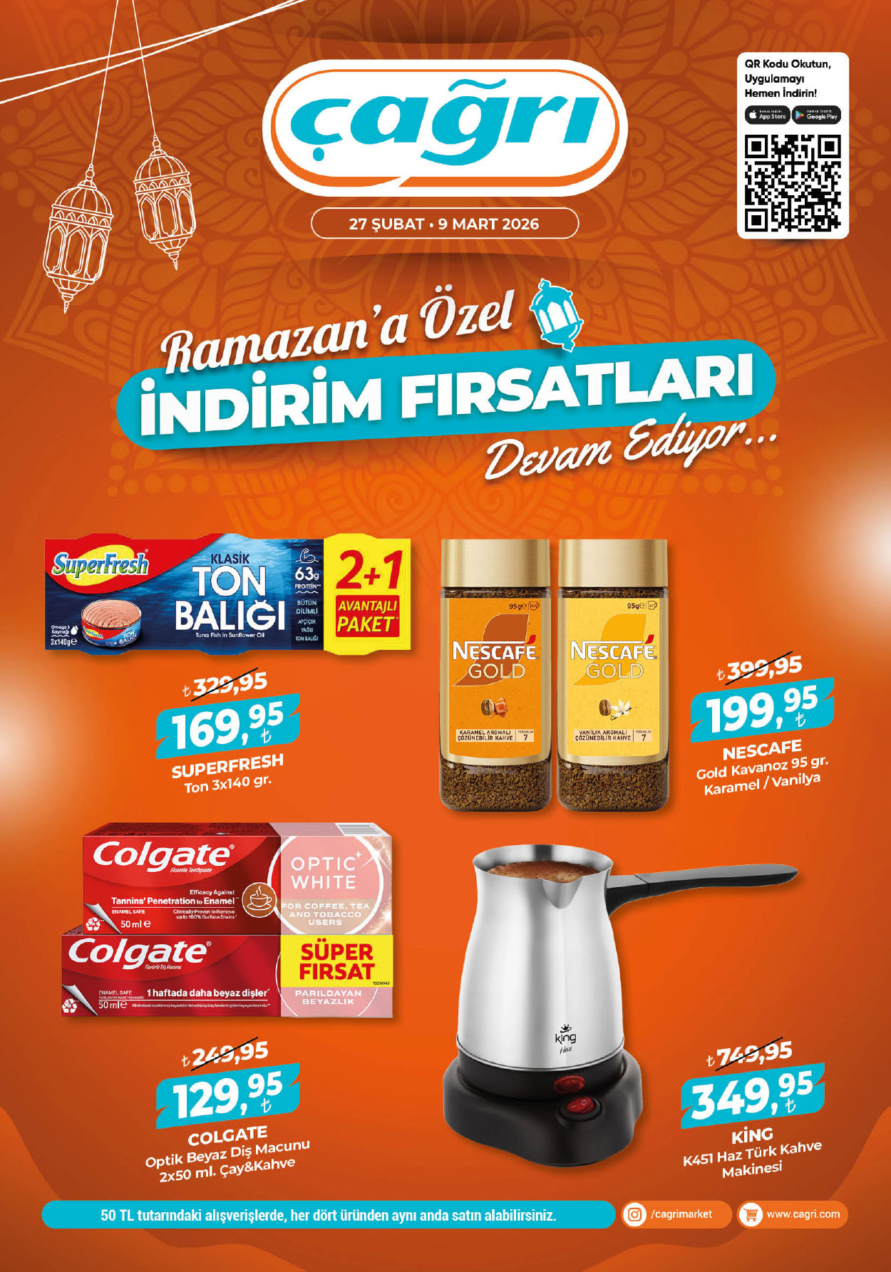 Çağrı Market 27 Şubat 2026 Aktüel Ürünler Kataloğu: Ramazan Bereketli Geliyor!