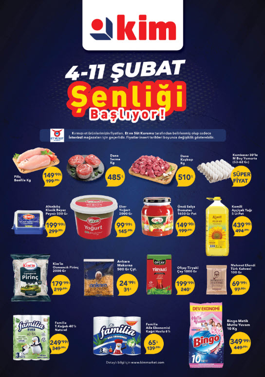 Kim 4 Şubat 2026 Aktüel Ürünler Kataloğu | Şubat Şenliği İndirimleri