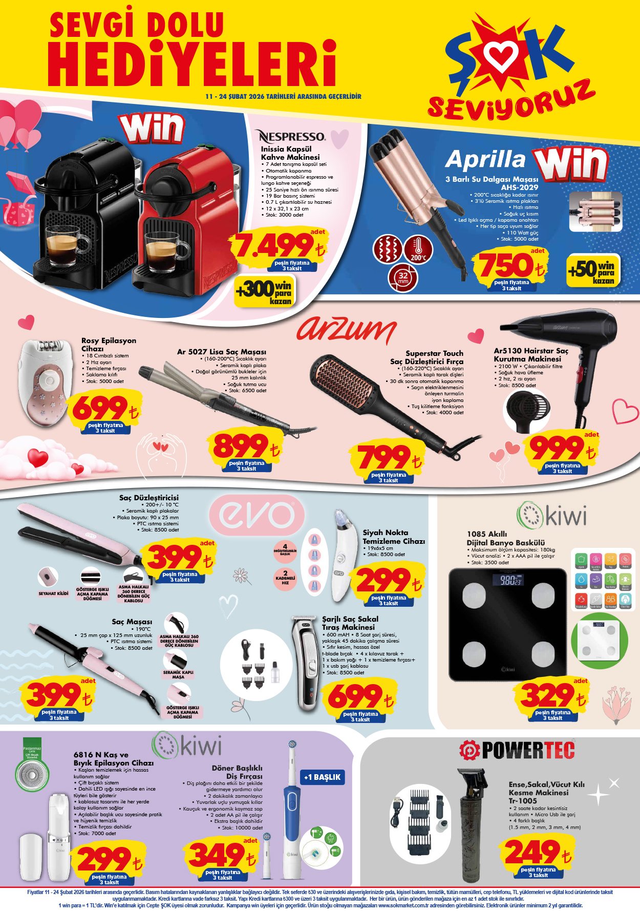 Şok 11 Şubat 2026 Aktüel Ürünler Kataloğu: Sevgililer Günü ve Ramazan Öncesi Dev Fırsatlar