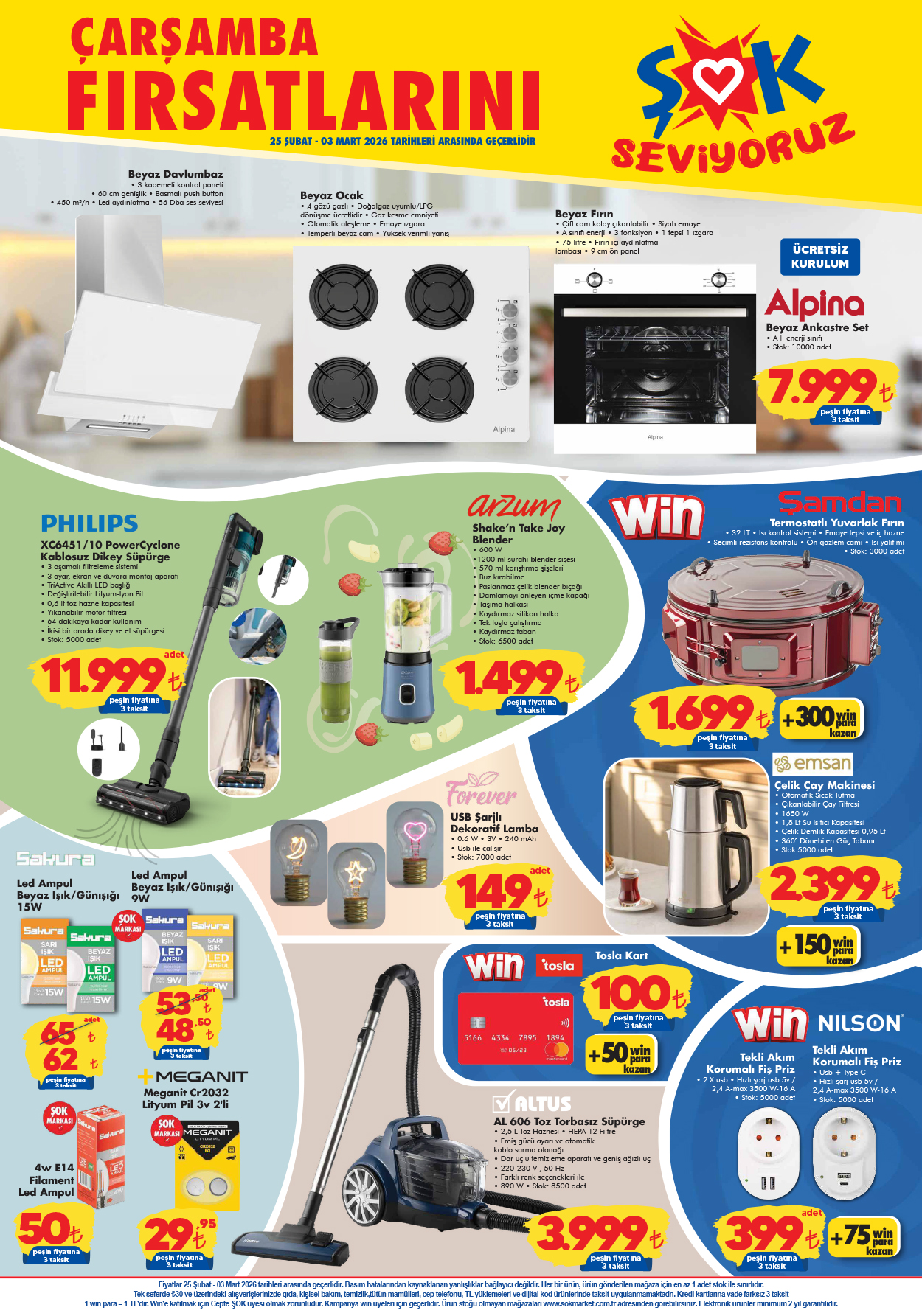 Şok 7 Mart 2026 Aktüel Ürünler Kataloğu: Hafta Sonu Ramazan Bereketine Hazırlık!