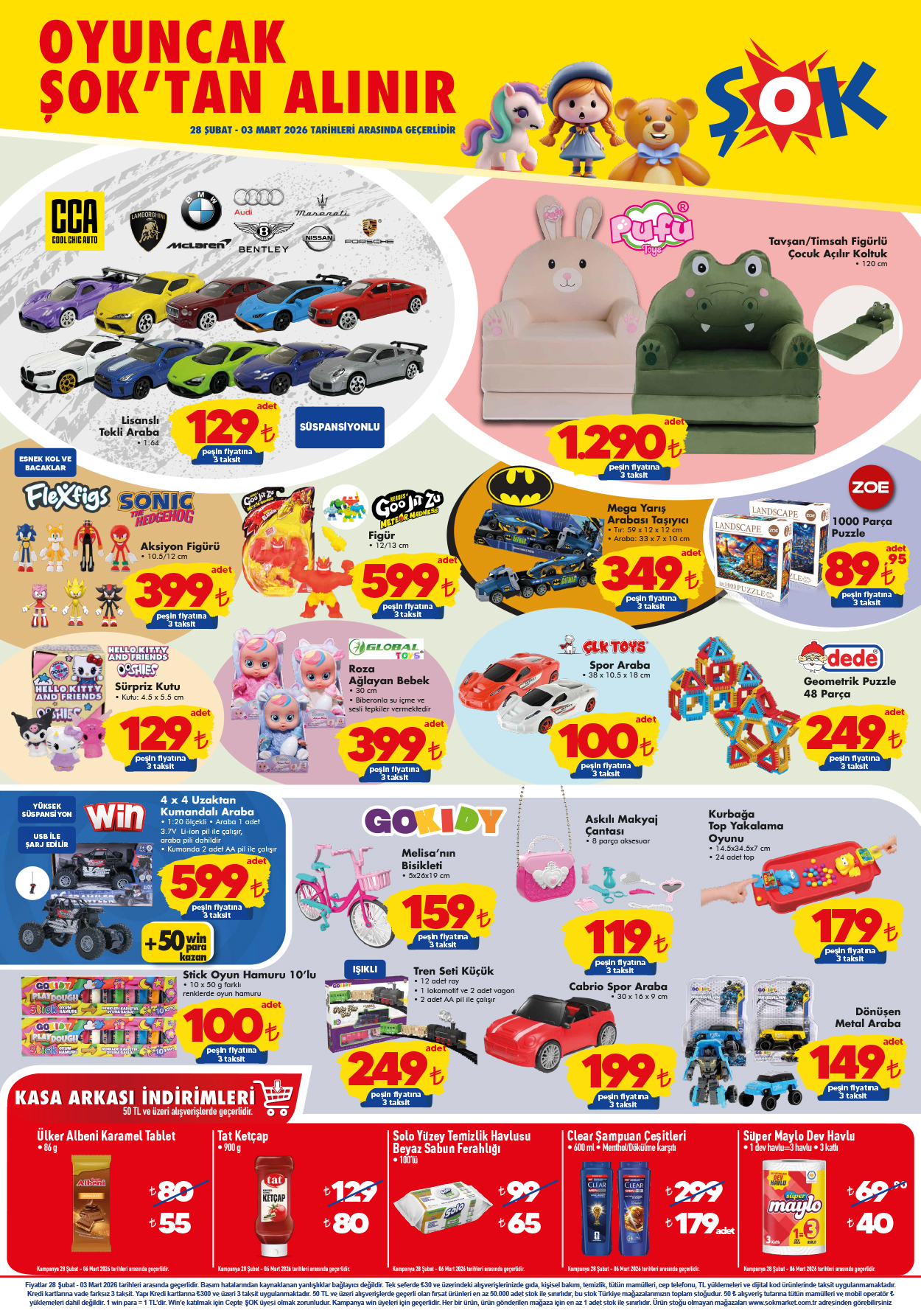 Şok 28 Şubat 2026 Aktüel Ürünler Kataloğu: Oyuncaktan Mobilyaya Büyük Fırsatlar