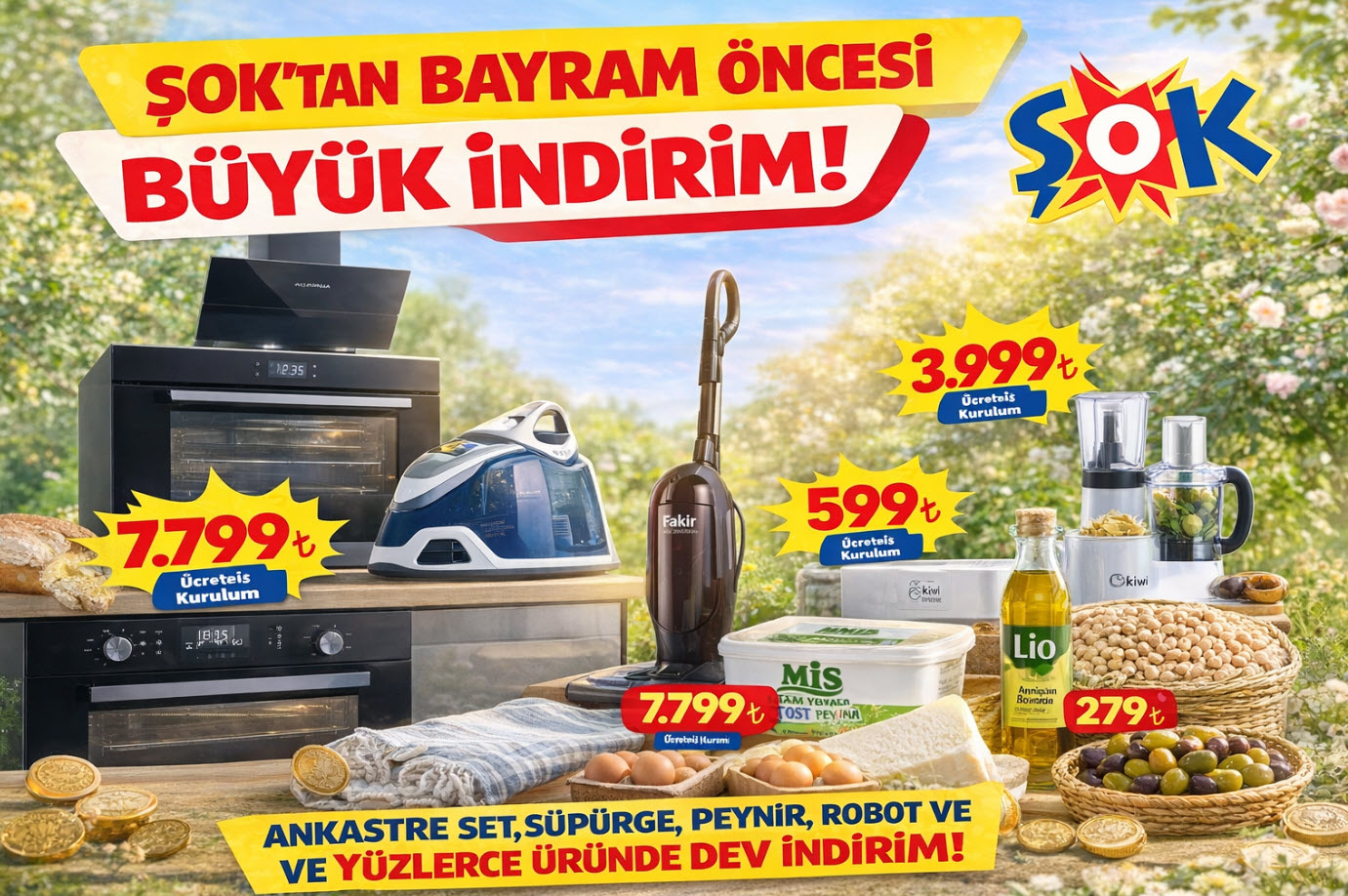 Şok 18 Mart 2026 Aktüel Ürünler Kataloğu: Ramazan Bayramı Öncesi Dev İndirimler!