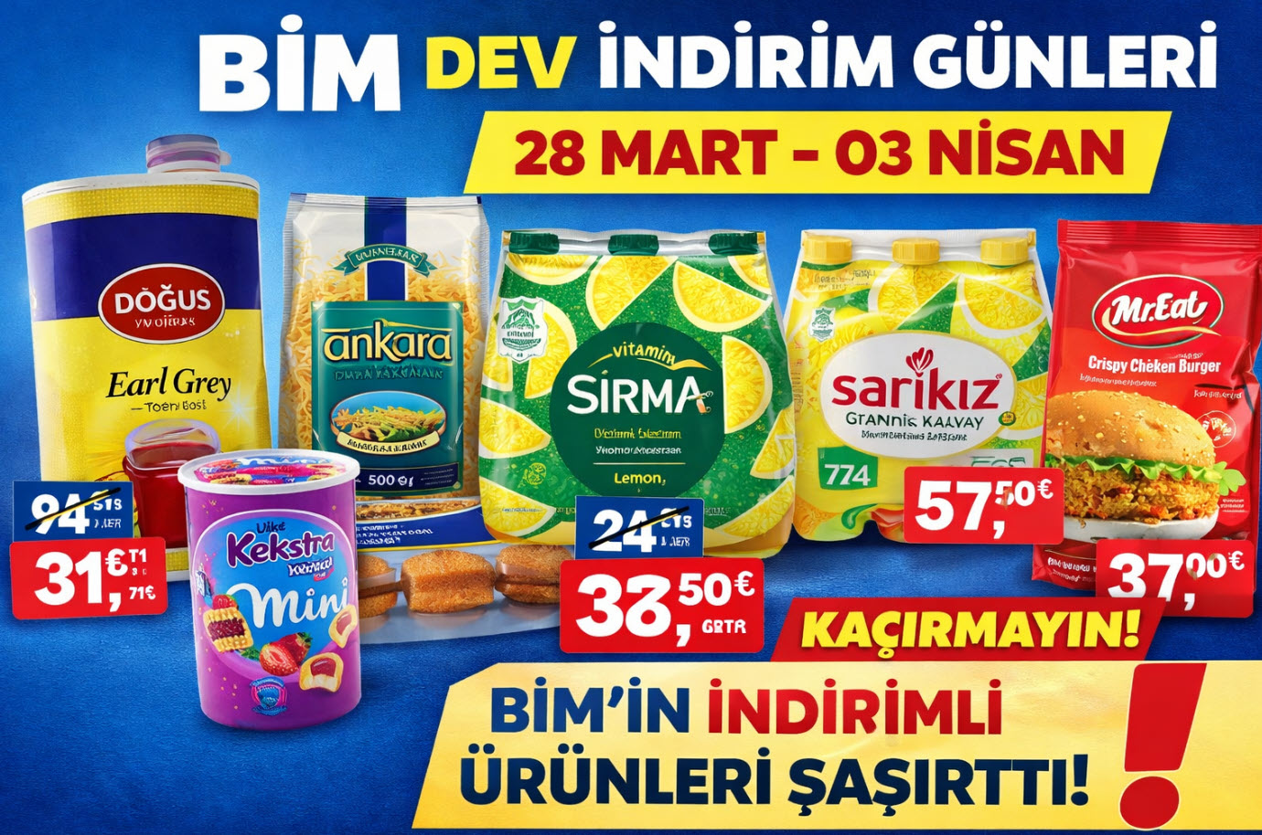 Bim 28 Mart 2026 Kataloğu Yayınlandı! BİM’de Büyük İndirim! Bu Hafta En Ucuz Ürünler Şaşırttı