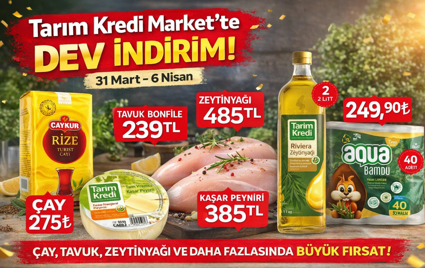 2026 03 31 11 54 24 Tarım Kredi Market 31 Mart 2026 Aktüel Kataloğu Yayınlandı! Tarım Kredi Market’te Dev İndirim! Çay, Tavuk Bonfile ve Zeytinyağında Kaçırılmayacak Fiyatlar