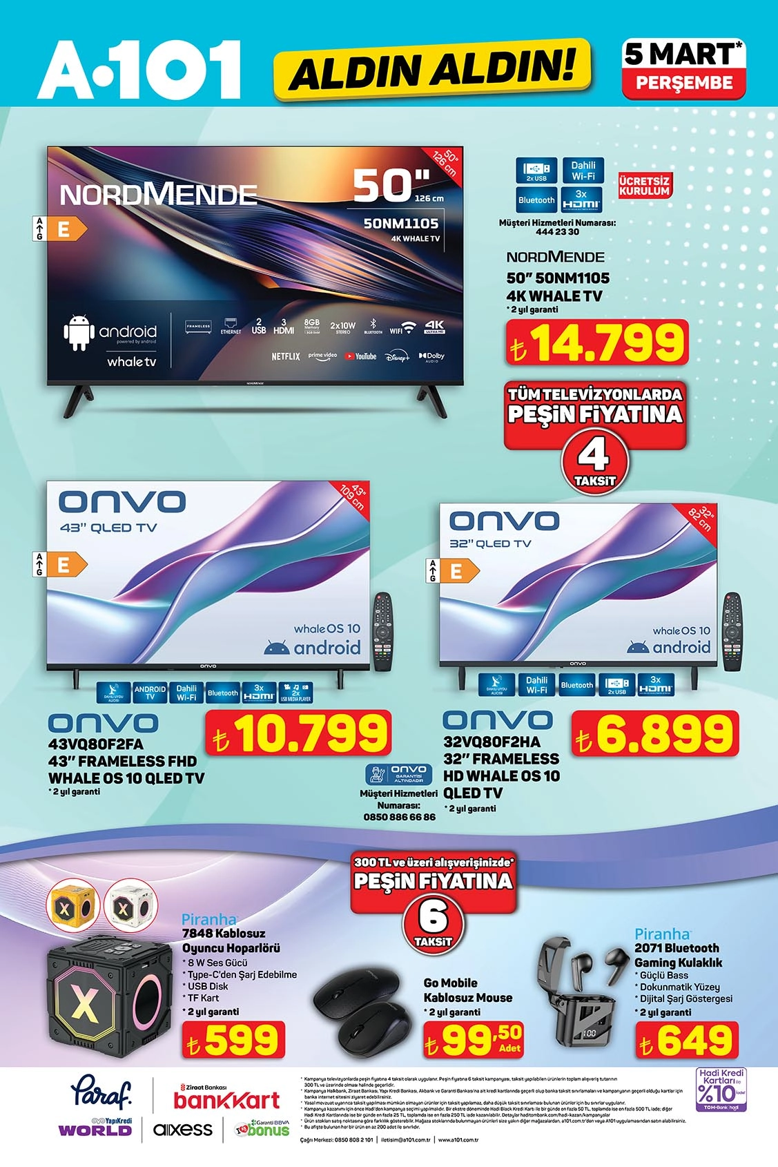 A101 5 Mart Aldın Aldın TV Kataloğu