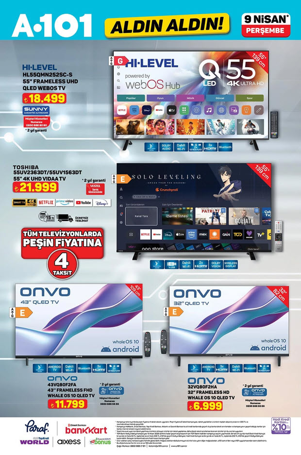 A101 9 Nisan 2026 Kataloğu