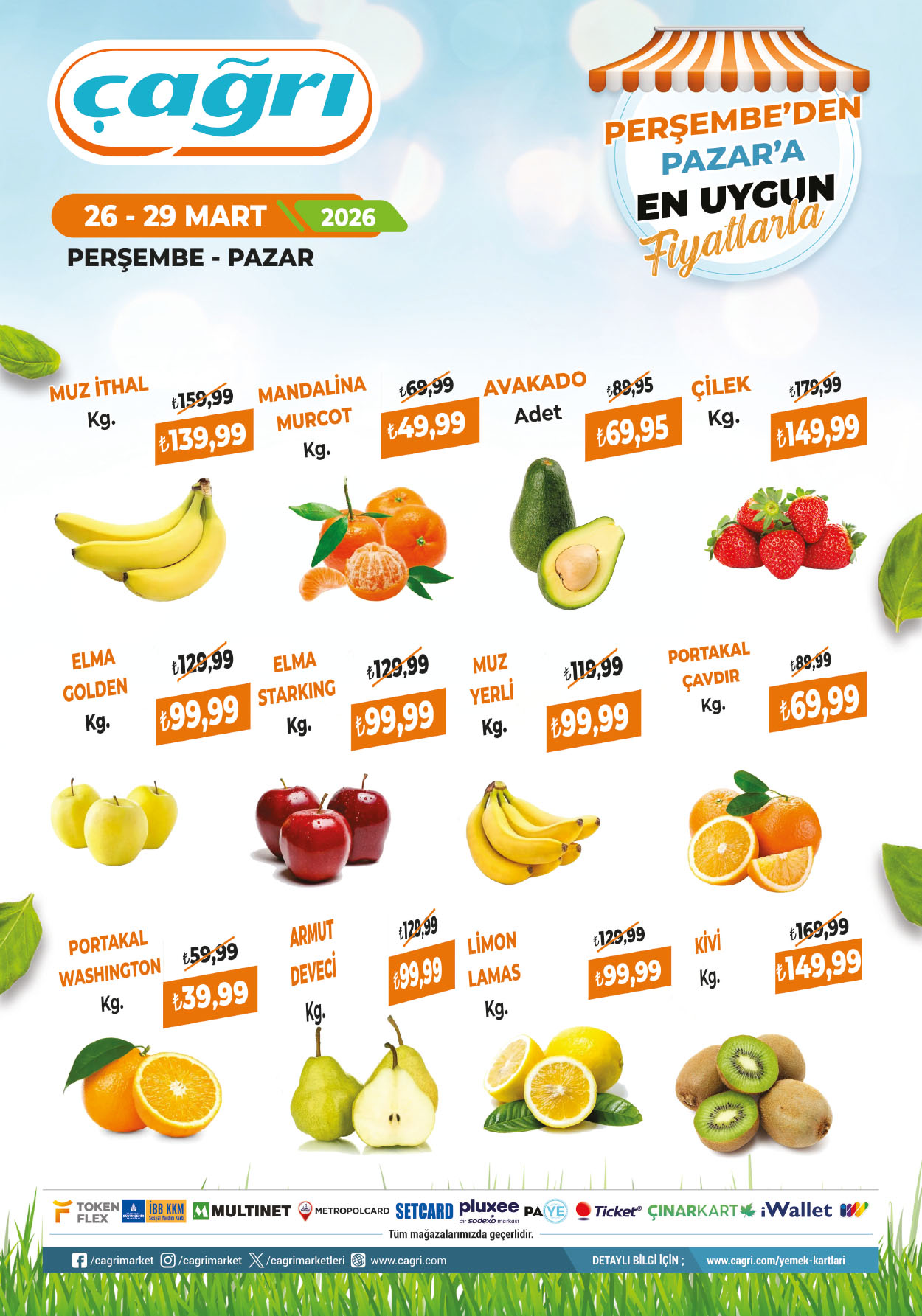 Çağrı Market 26 Mart 2026