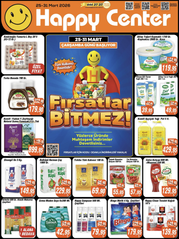 Happy Center 25 Mart 2026 Kataloğu