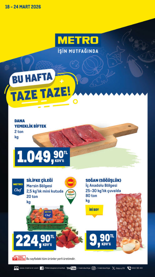 Metro 18 Mart 2026 Aktüel Kataloğu