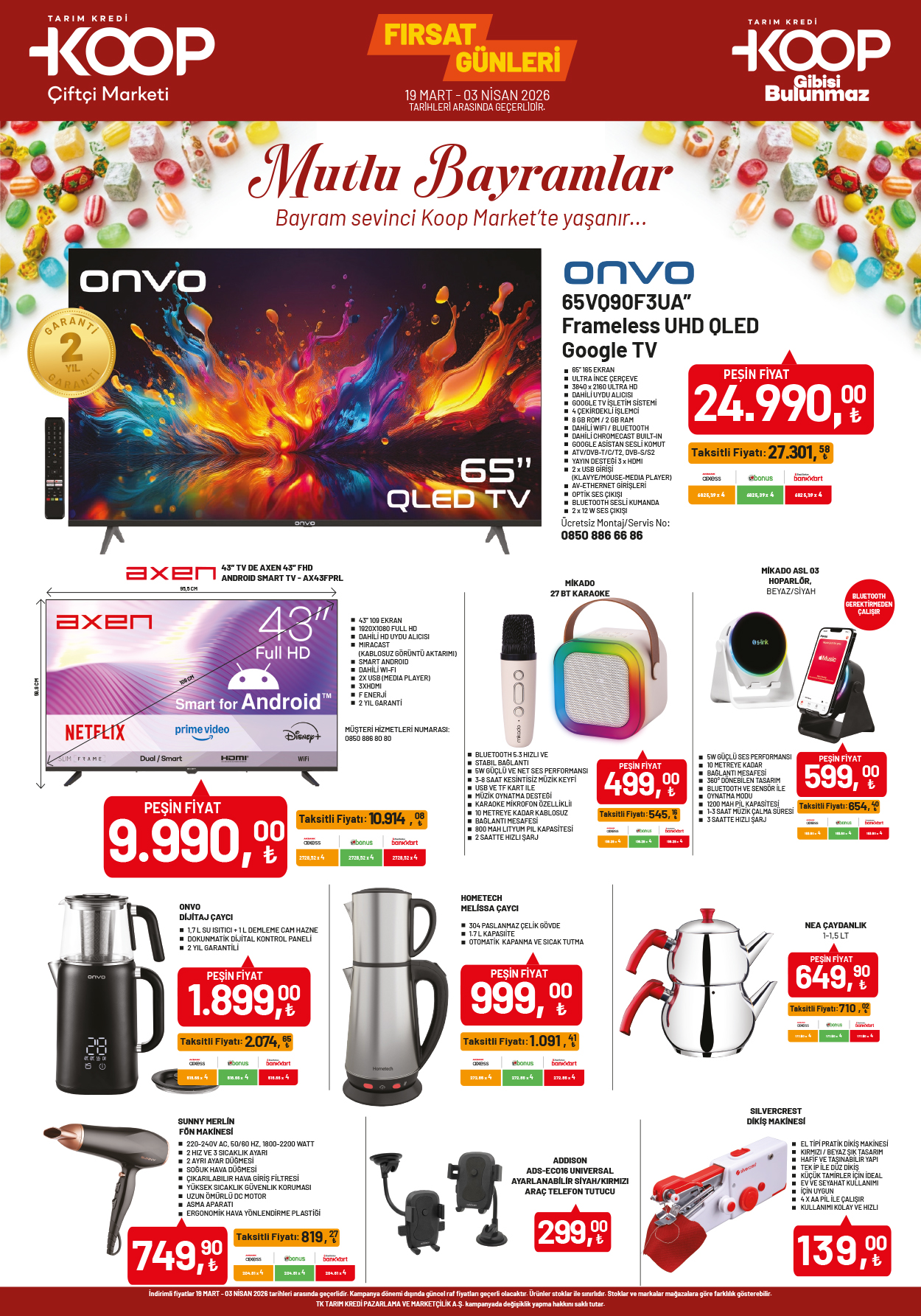 Tarım Kredi Market 19 Mart 2026 Kataloğu