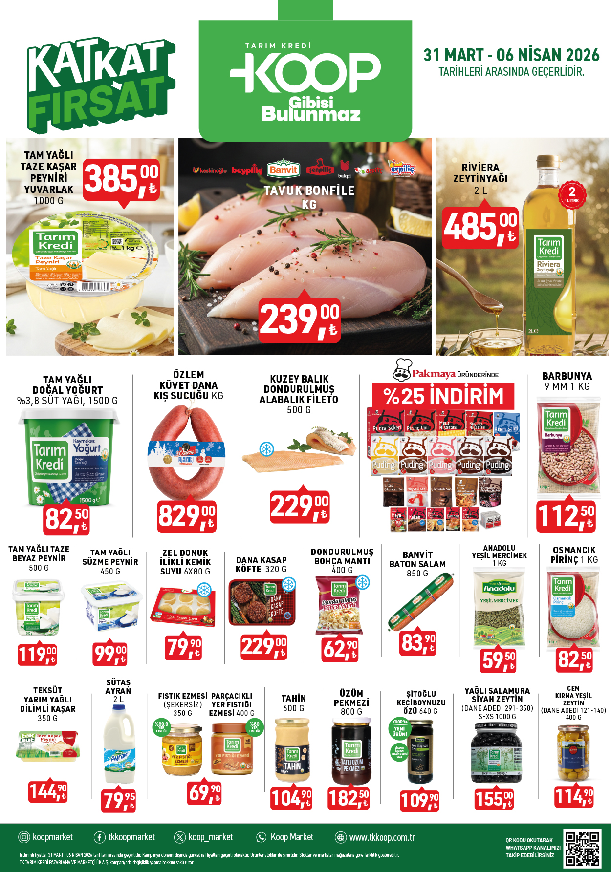 Tarım Kredi Market 31 Mart 2026 Aktüel Kataloğu