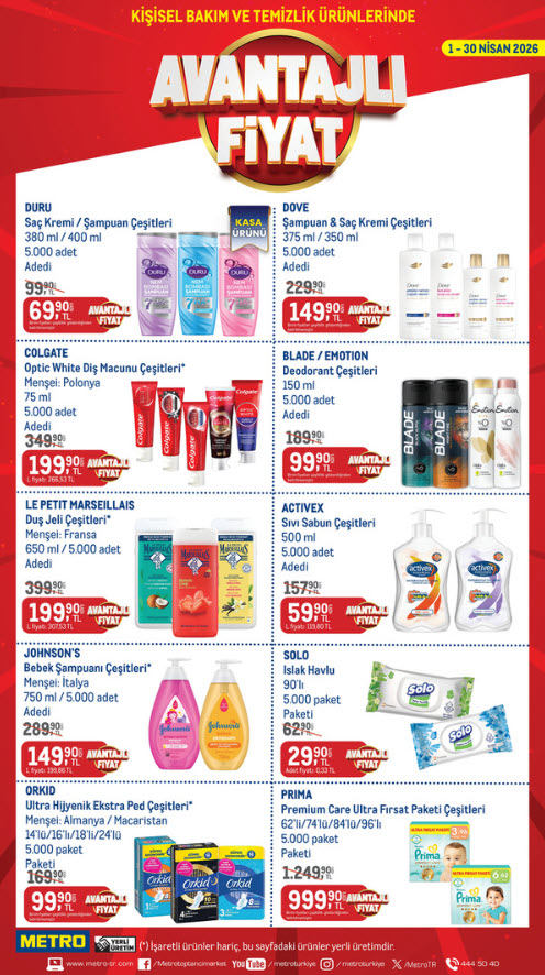 Metro Market Nisan 2026 Kataloğu Yayınlandı