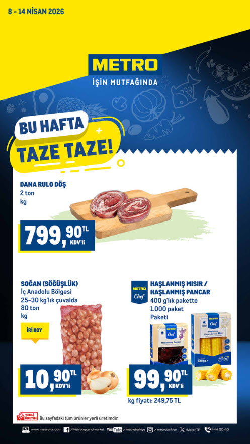 Metro Market 8 Nisan 2026 Aktüel Kataloğu