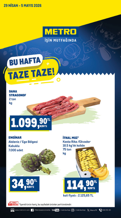 Metro Market 29 Nisan 2026 Kataloğu