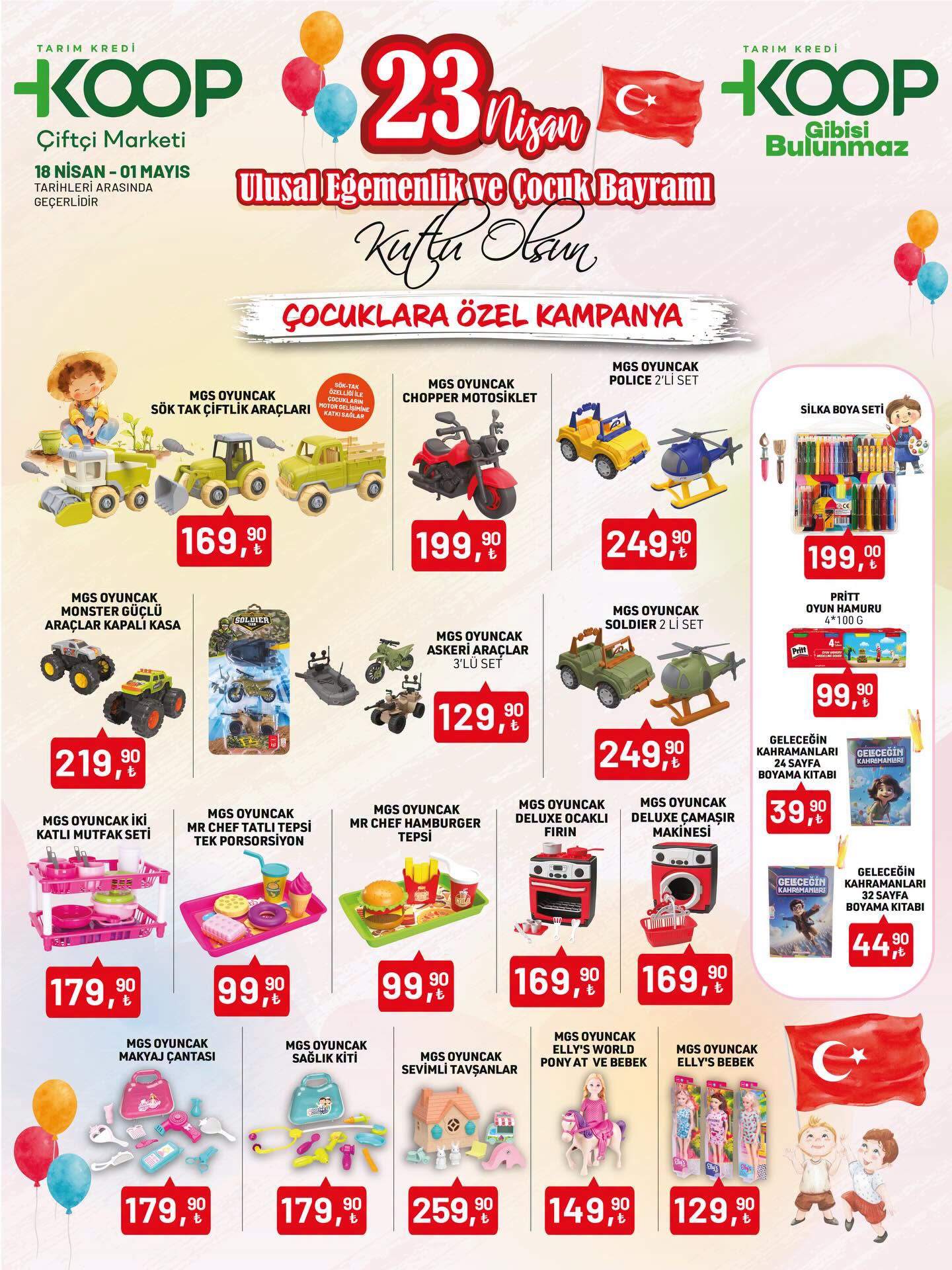 Tarım Kredi Market 23 Nisan 2026 Kataloğu