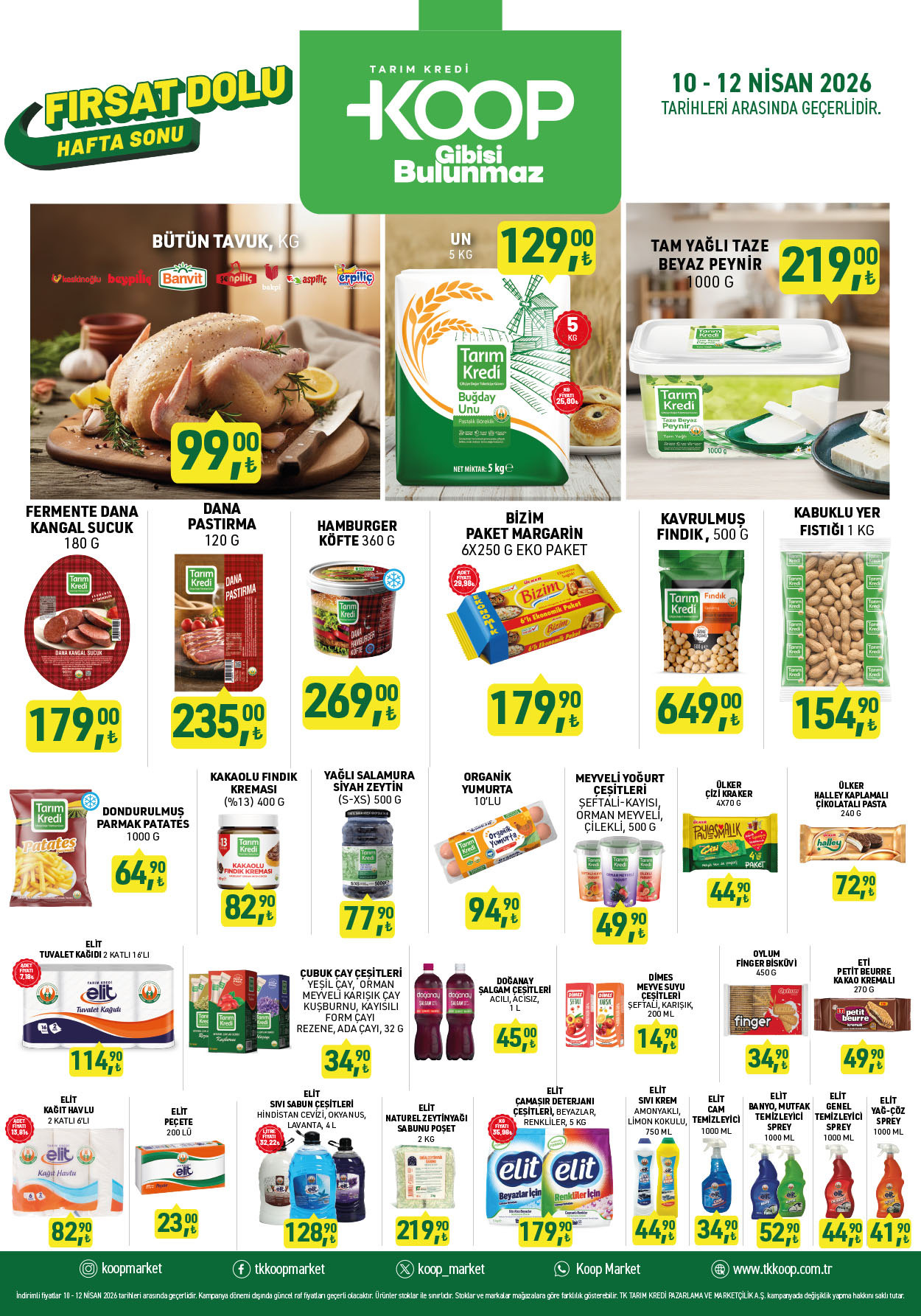 Tarım Kredi Market 10 Nisan 2026 Kataloğu