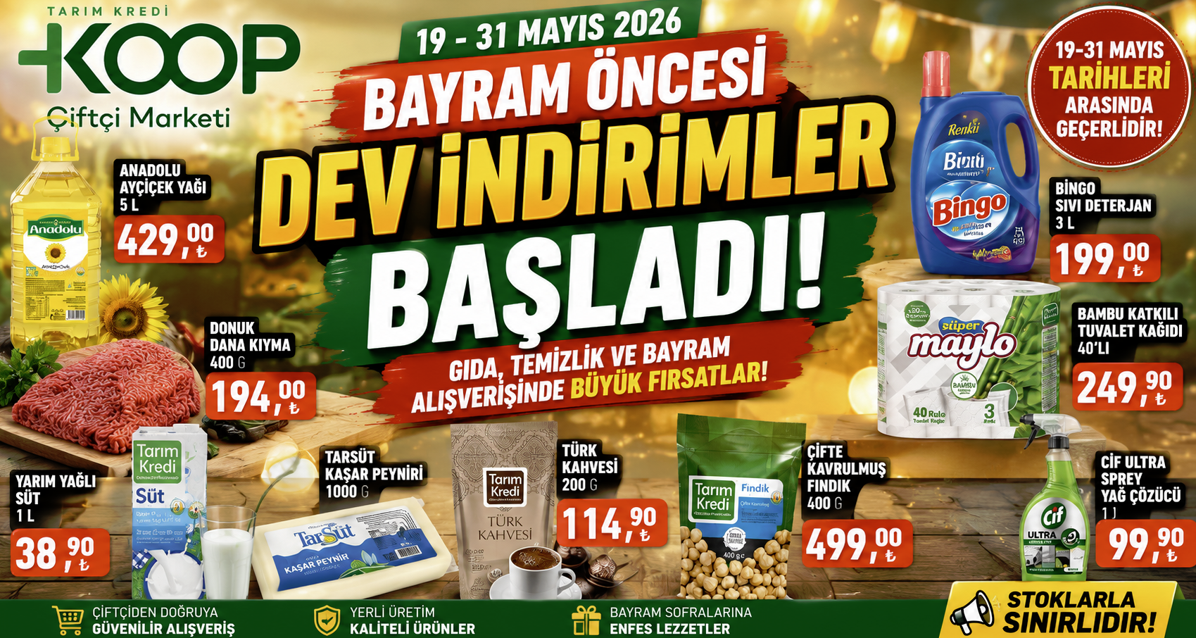 2026 05 19 09 49 51 Tarım Kredi Market 19 Mayıs 2026 Aktüel Ürünler Kataloğu: Bayram Şekerleri, Temizlik Ürünleri ve Gıda Fırsatları