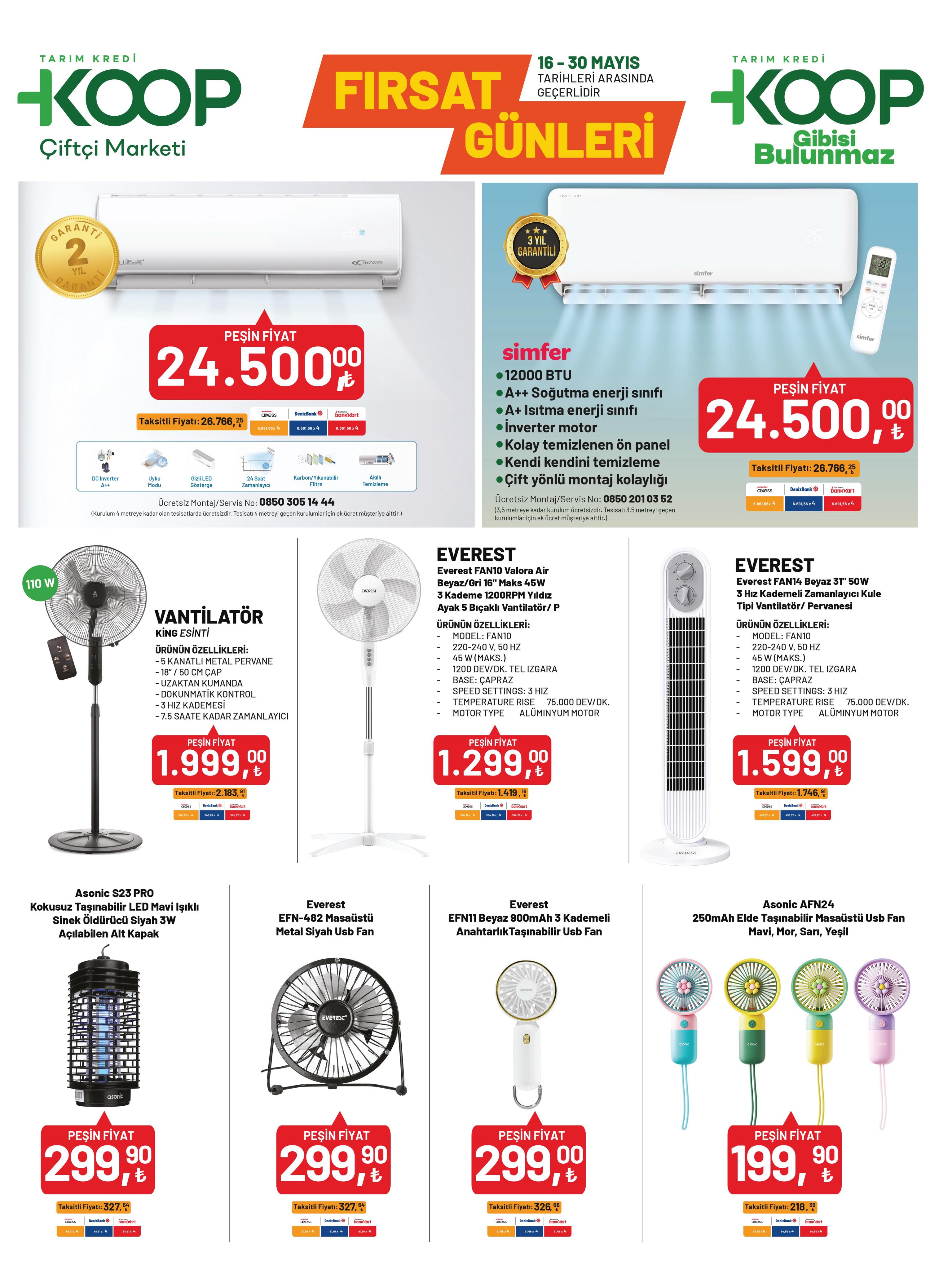 Tarım Kredi Market 16 Mayıs 2026 Kataloğu